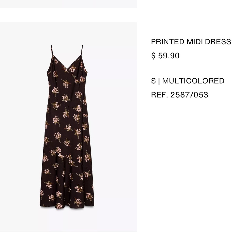 Floral Printed Midi Dress